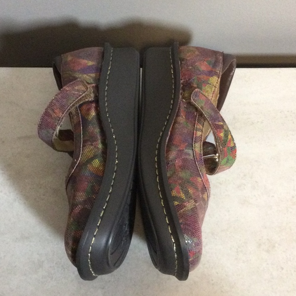 EU 39 Alegria Multicolor Mary Jane Shoes - Picture 6 of 11